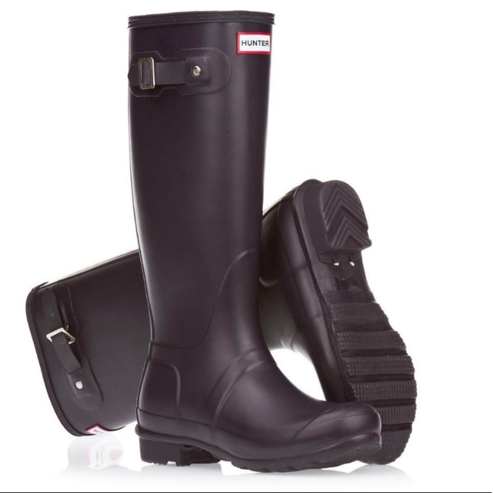 Hunter Original Tall Aubergine Purple Rain Boot